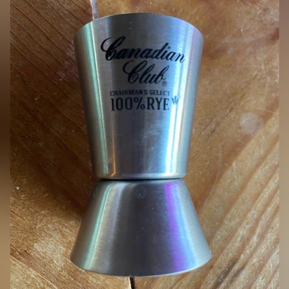 Canadian Club Flask & Shotglass - Picture 4 of 6